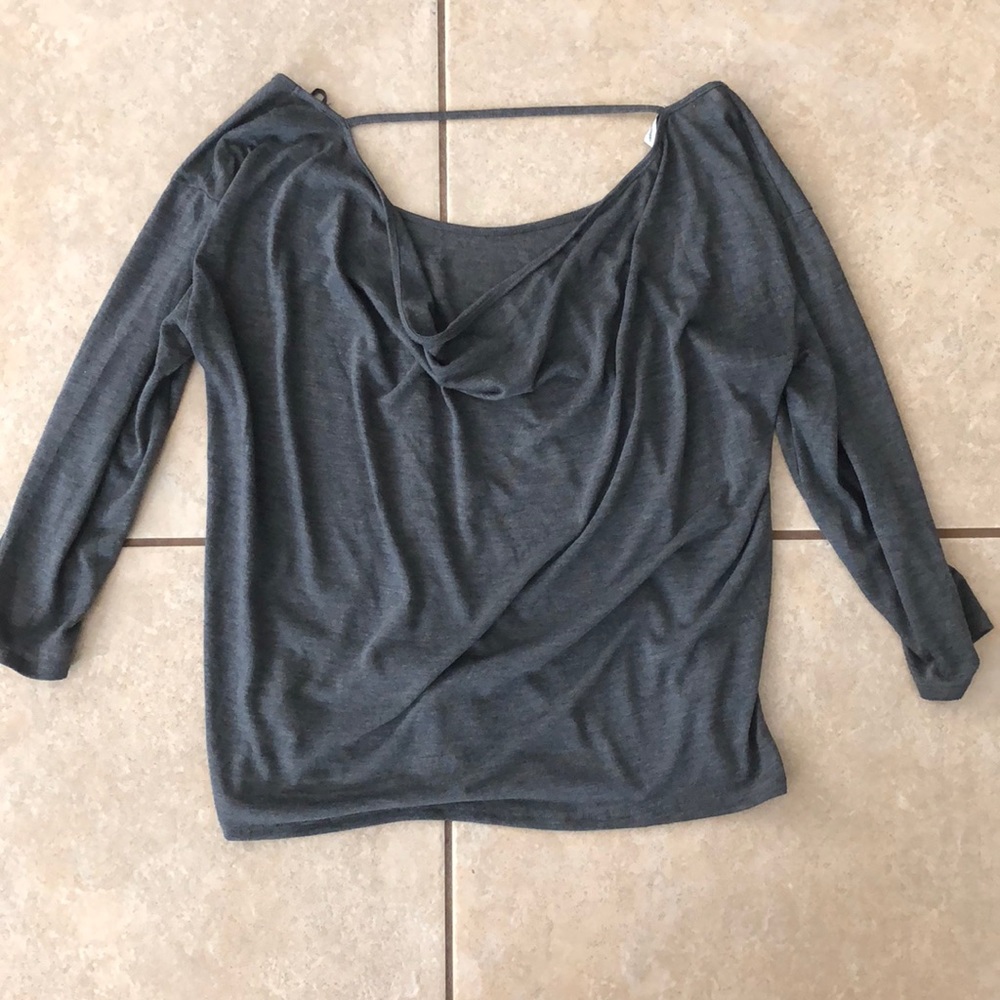 American eagle back drape shirt